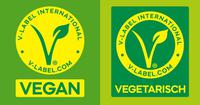 Das Label zur Anzeige vegetarischer Lebensmitte